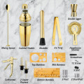 Cocktail Shaker Set Kit de Bartender com Stand